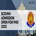 SCSVMV Admission Open For PhD 2025